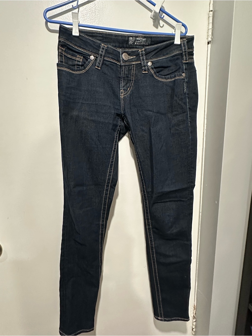 Silver Jeans Dark Wash aiko Skinny Jeans
